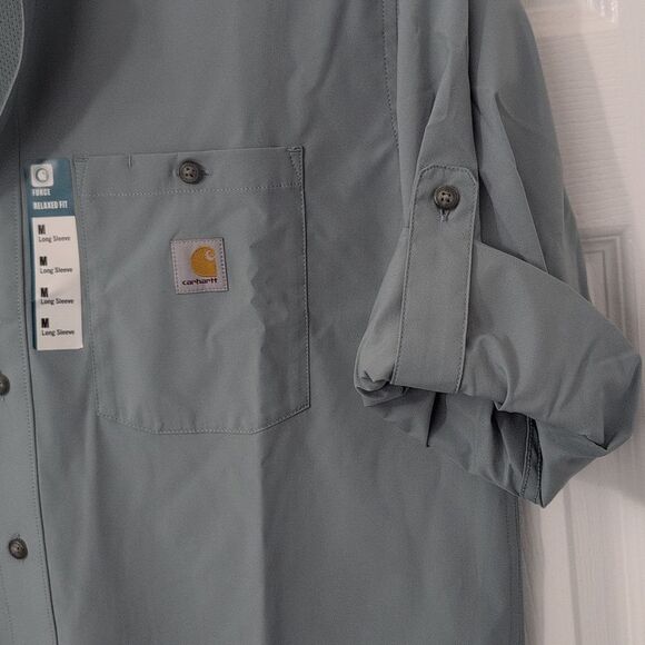 Carhartt Force Sun Defender. Casual Button Down Shirt. NWT. Men's Medium - Picture 6 of 9